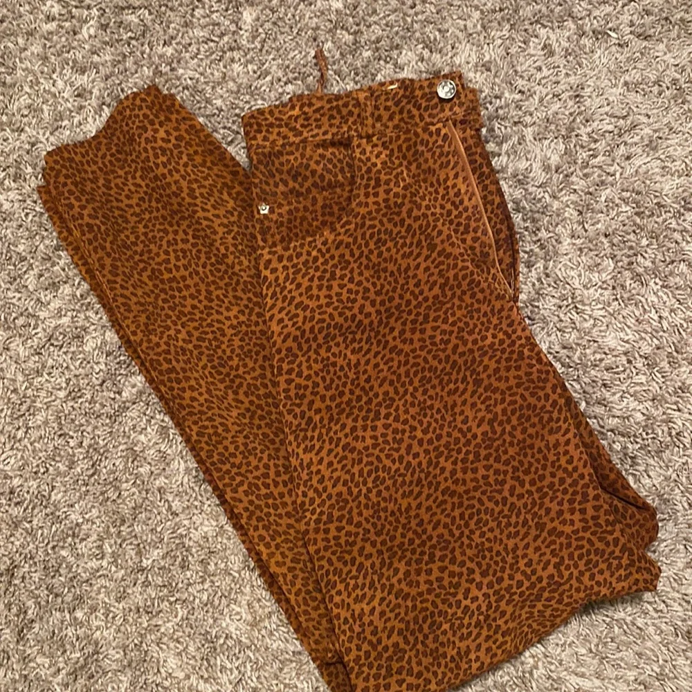 Vintage Cedar’s Jeans Sz 8 Lined Genuine Suede Leather High Waisted Pants - Picture 8 of 8